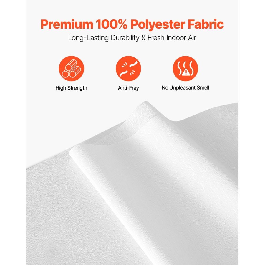 VEVOR Panel Track Blinds, Extendable Track from 116 cm to 218 cm W, Trimmable Panel Curtains Up to 243cm H, Adjustable Vertical Panel Blinds for Sliding Doors, Patio Doors, Room Divider, Window, White