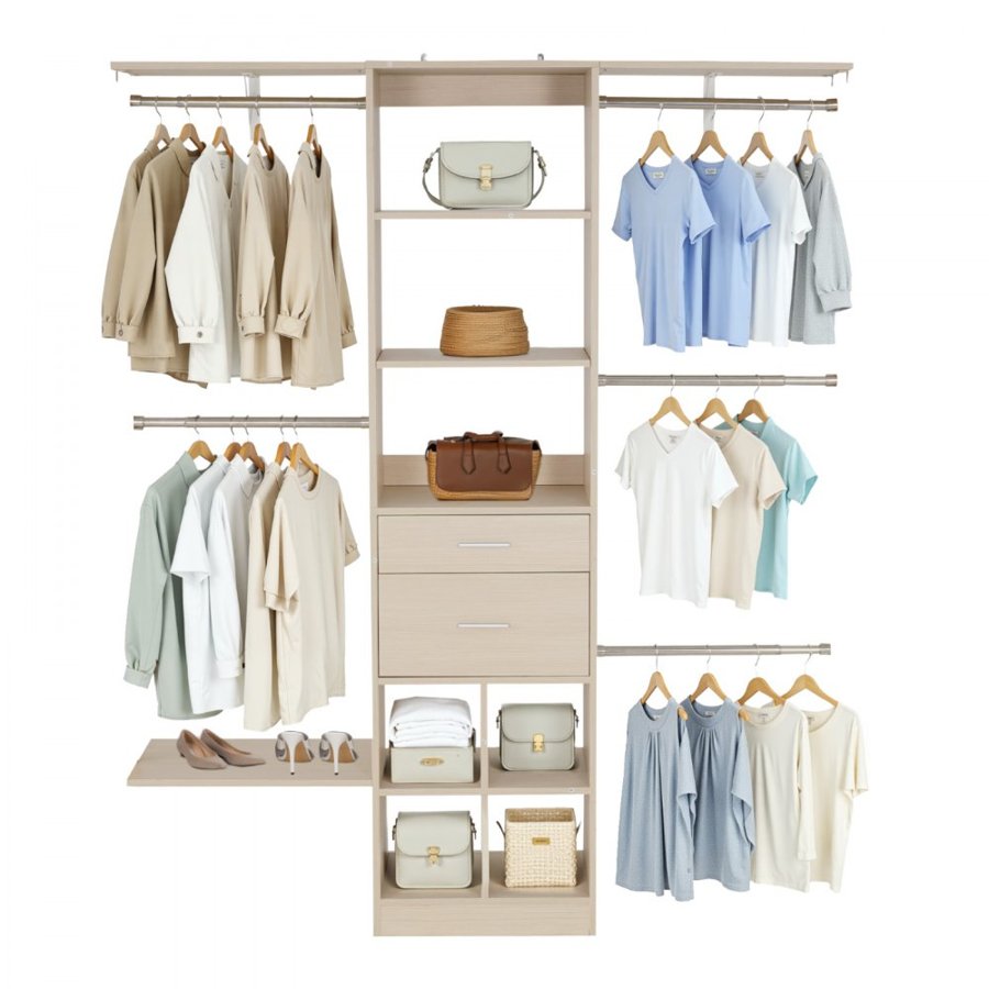 VEVOR 2 Drawer Closet Organizer – 18.1–31.9 Inch,  800 LBS
