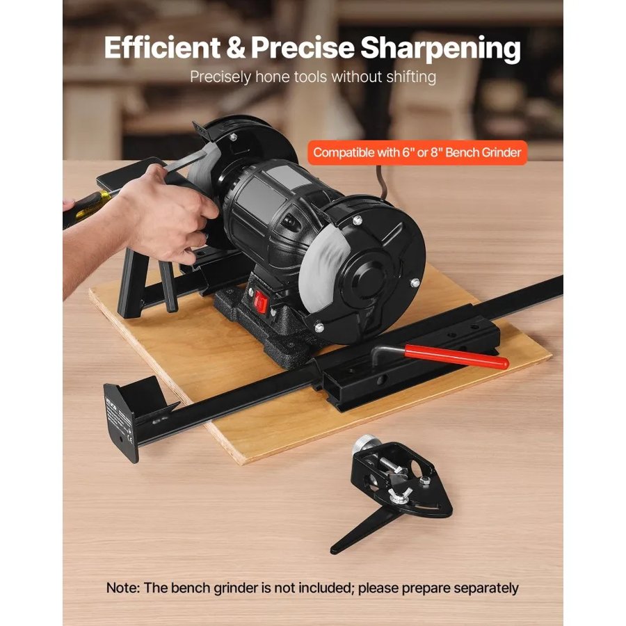 VEVOR Bench Grinder Sharpening Jig – 6" & 8" Vari-Grind Kit