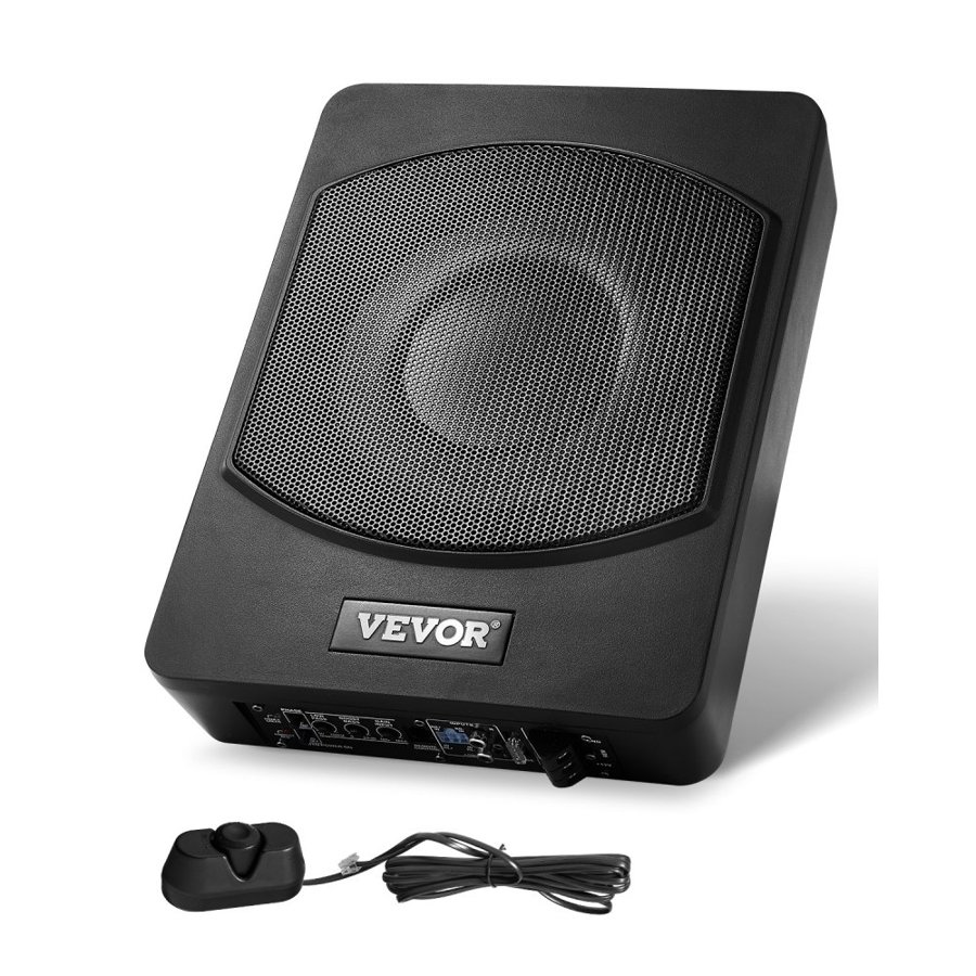 VEVOR Powered Subwoofer for Car – Underseat 10" Bass Speaker