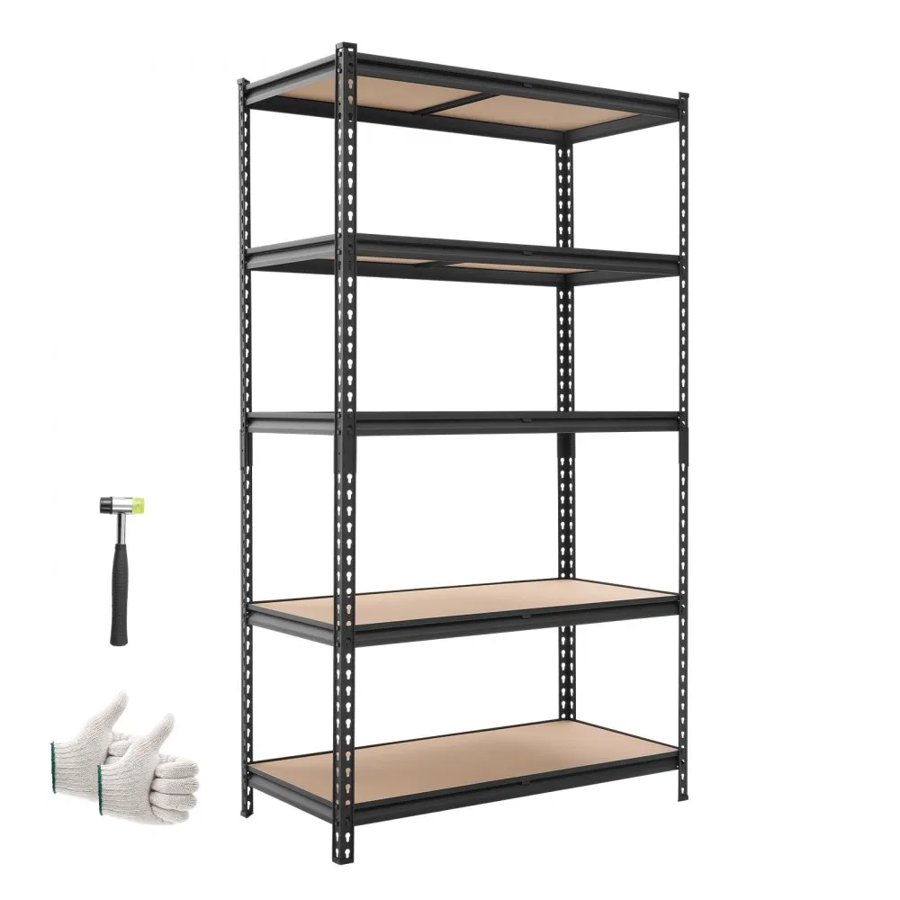 VEVOR 5 Tier Heavy Duty Shelving – 1134 kg, 1025×517×1813 mm