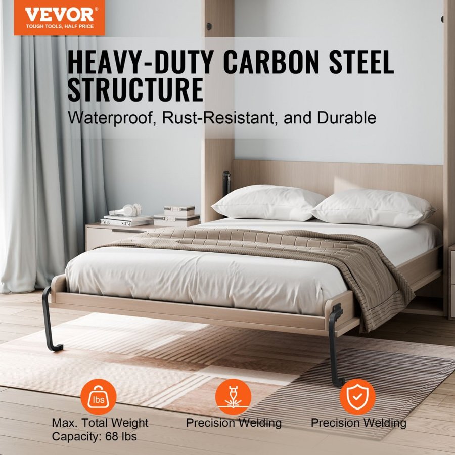 VEVOR Murphy Bed Hardware Kit Queen –  68 lbs Capacity