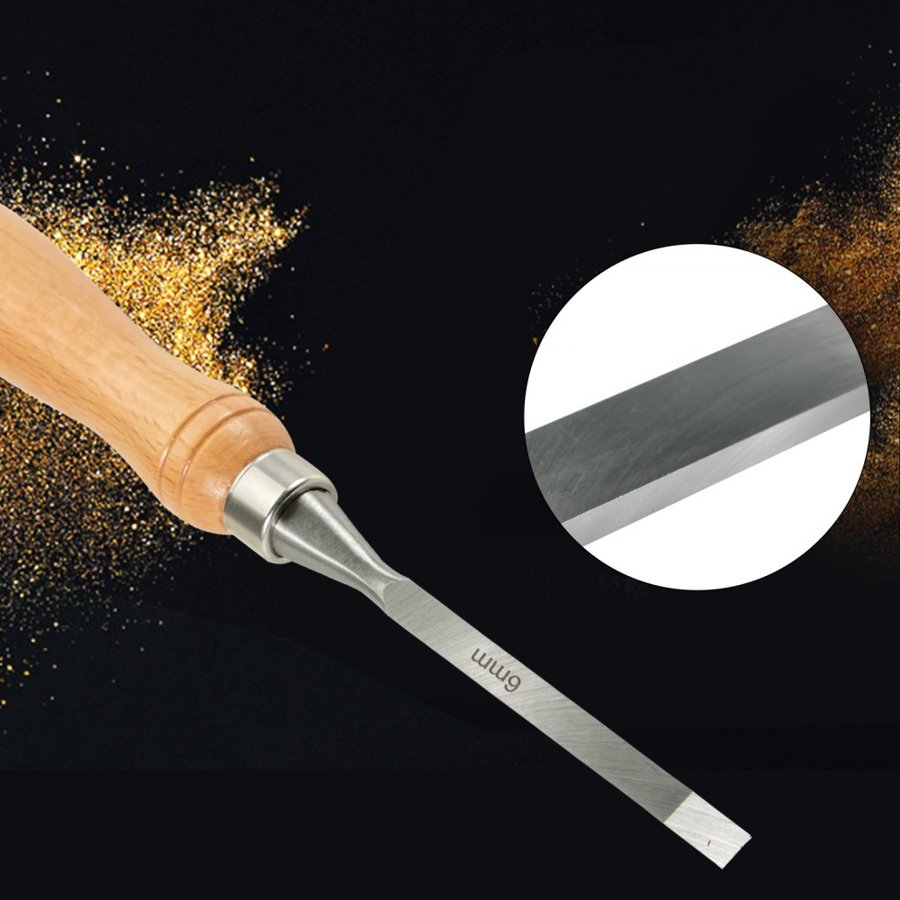 VEVOR Wood Chisel Sets 12pcs Lathe Chisels 3-3/4Inch /95MM Woodworking Chisels 9Inch Wood Lathe Tools Wood Chisels Lathe Tools for Wood Carving Root Carving Furniture Carving Lathes