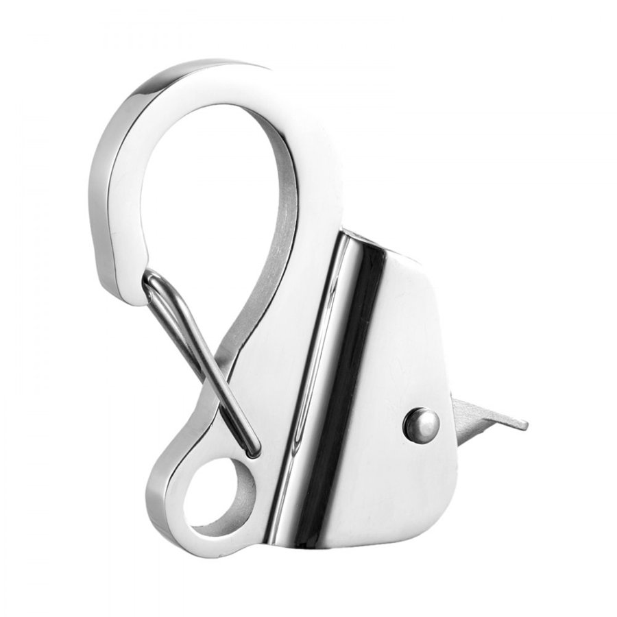 VEVOR Boat Anchor Hook, 304 Stainless Steel Slide Anchor, Knotless Anchor System with Quick Release, Boat Anchor Hook Clips for 3/8" - 5/8" Boat Anchor Rope, Easy to Use, Holds 3700 LBS