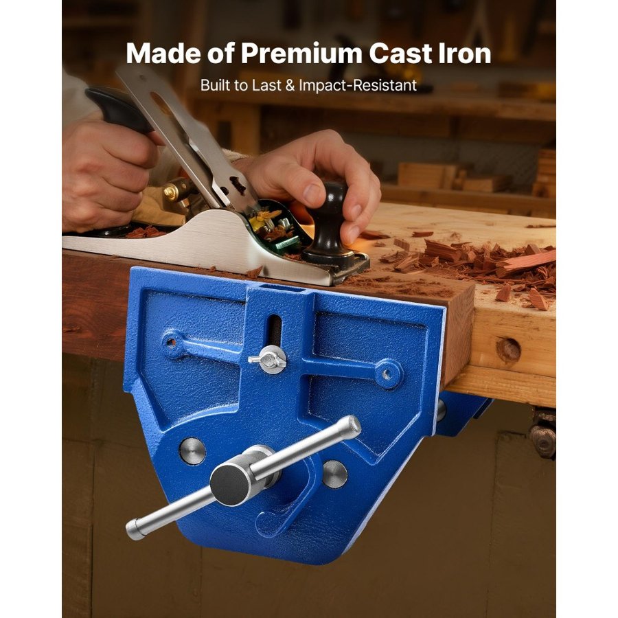 VEVOR Quick Release Bench Vise – 7 Inch Jaw, 8 Inch Max
