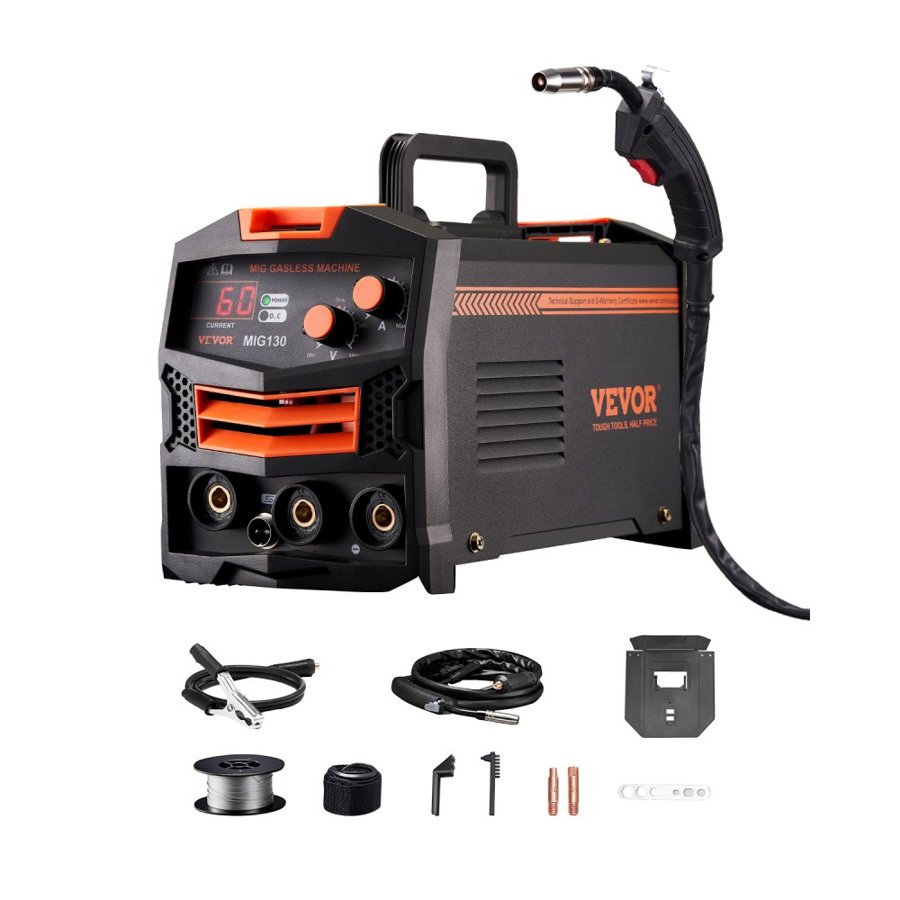 VEVOR Gasless Flux Core Welding Machine – 130A IGBT