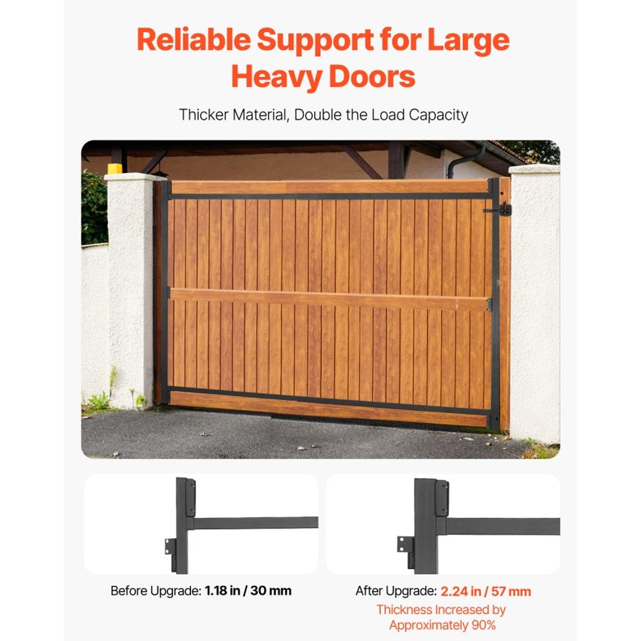 VEVOR Gate Building Kit – 36-60 Inch Wide, 6-7 ft High