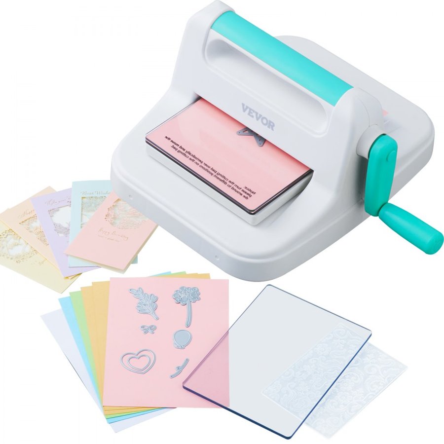 VEVOR Die Cutting Embossing Machine – 6 Inch, 2 Cutting Pads