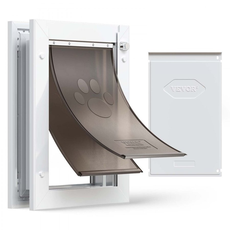 VEVOR Weatherproof Dog Door – 20.96×31.12 cm, Q235 Steel