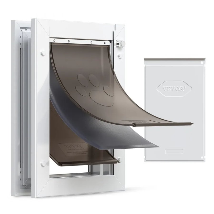 VEVOR Medium Dog Door – 3 Magnetic Flaps, 8.25×12.25 in