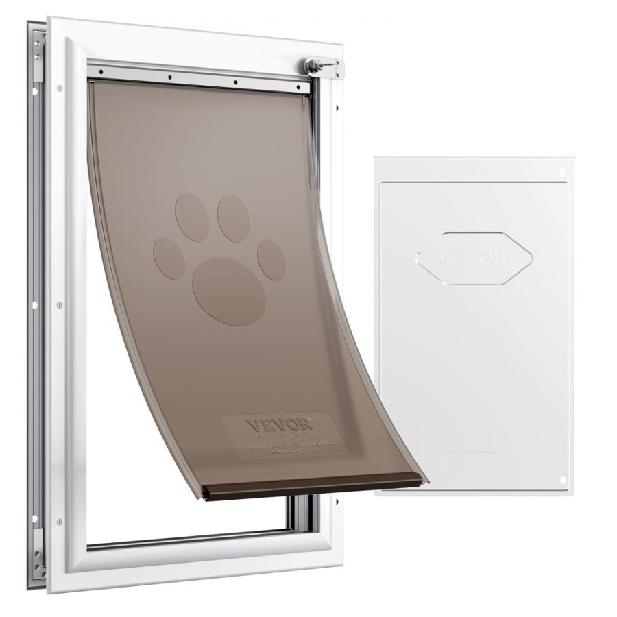 VEVOR XLarge Pet Door – 16.65"x27.44",1.06" to 2" Thick, PVC