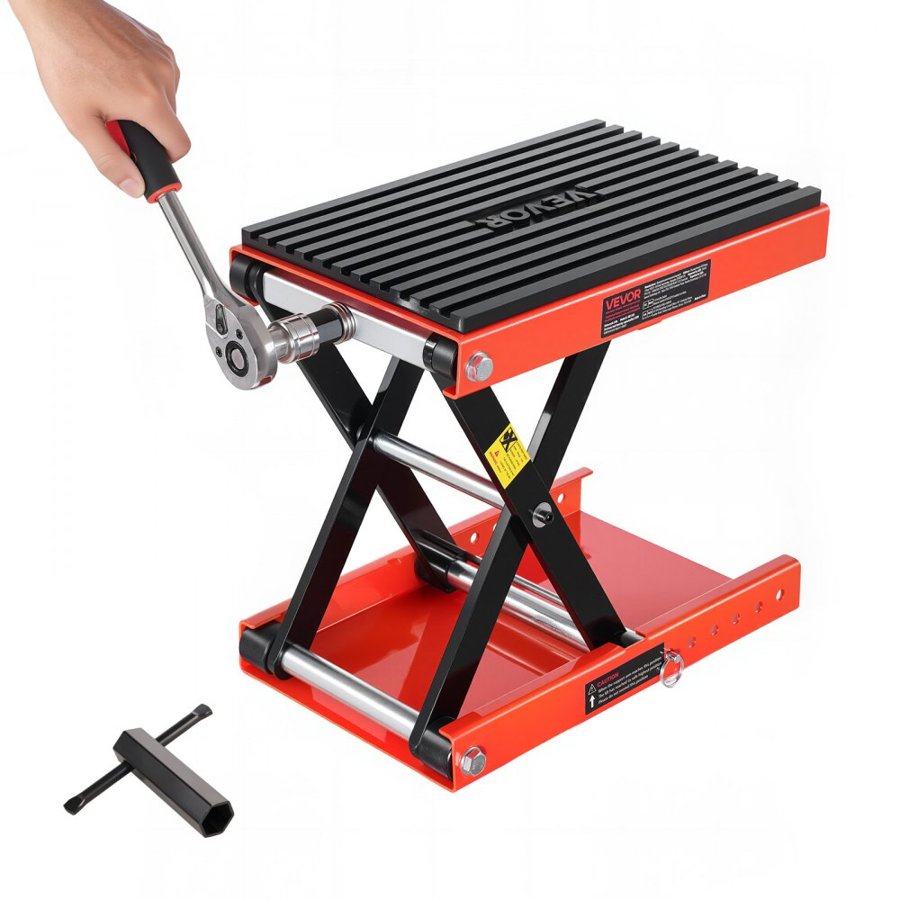VEVOR Motorcycle Lift Jack – 1200 LBS, 4.1 - 15 Inch