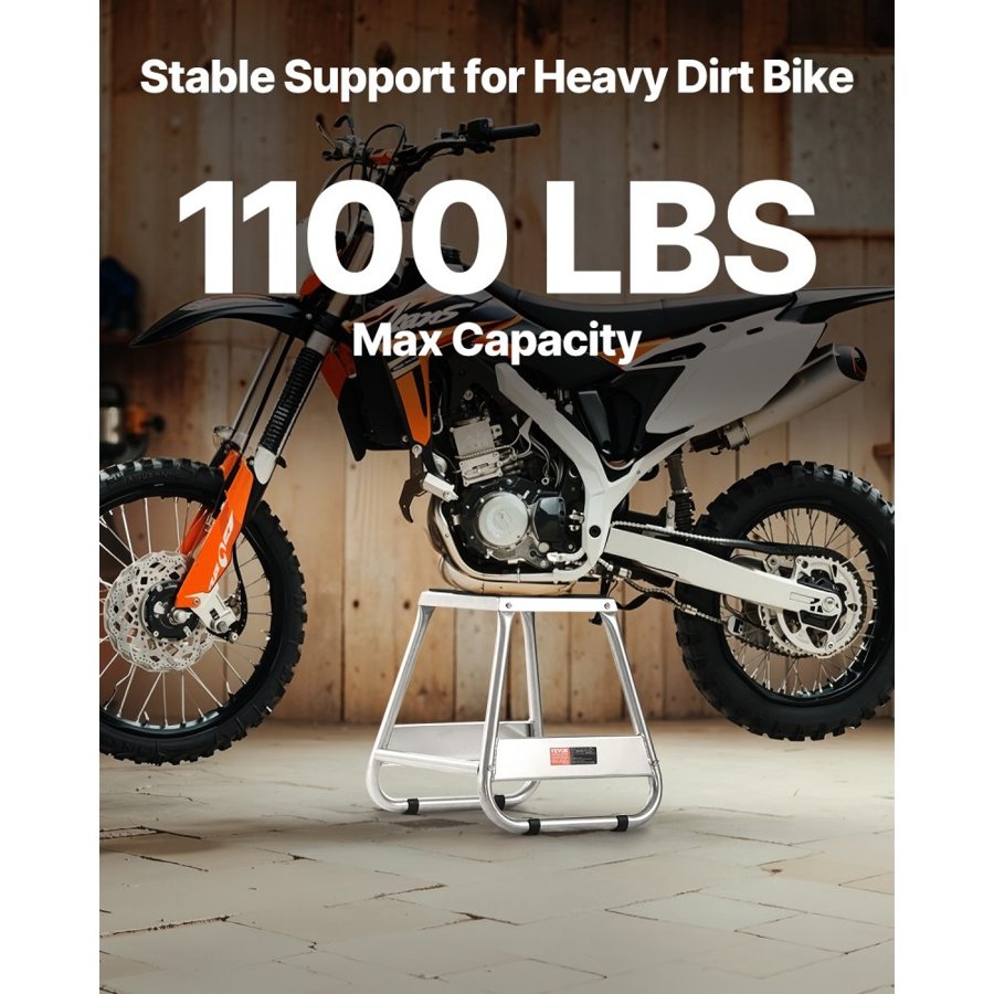 VEVOR Dirt Bike Motorcycle Stand – 1100 LBS, 16 Inch