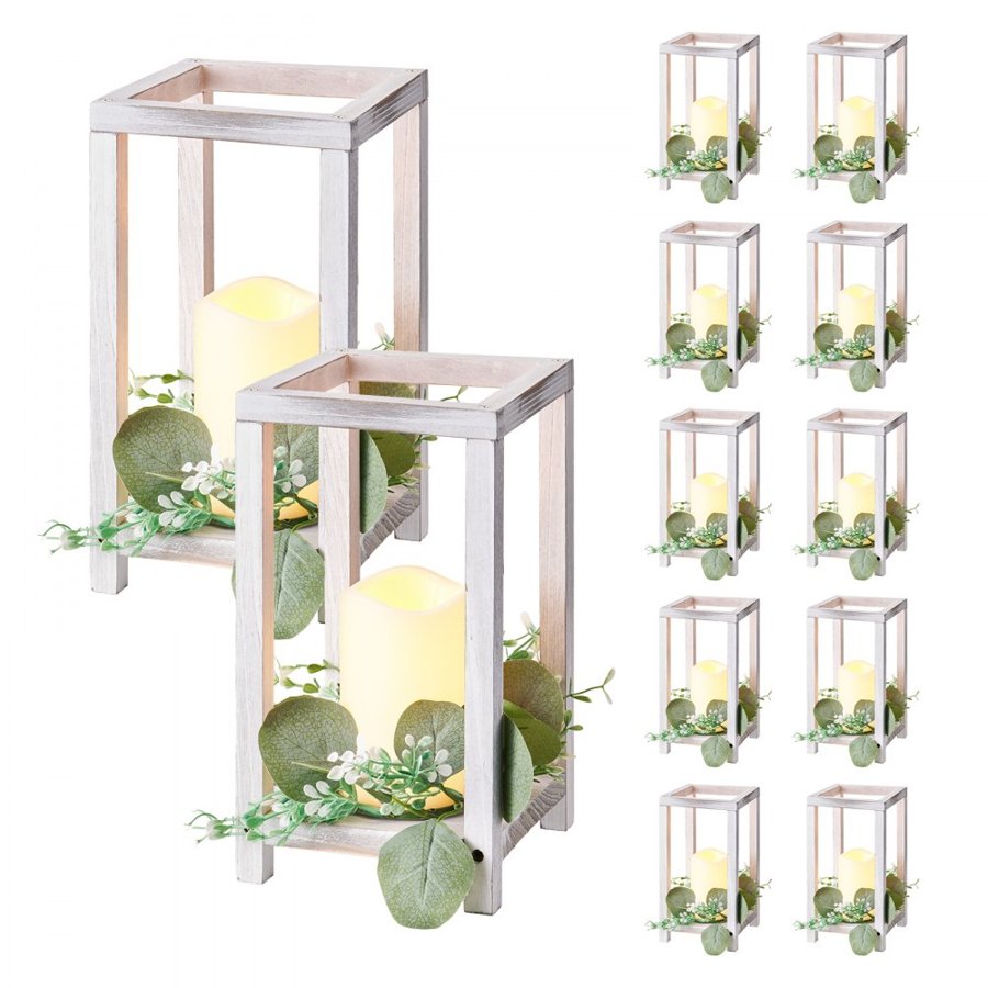 VEVOR Flameless LED Candles – 12 Lantern Set, 36 Pcs