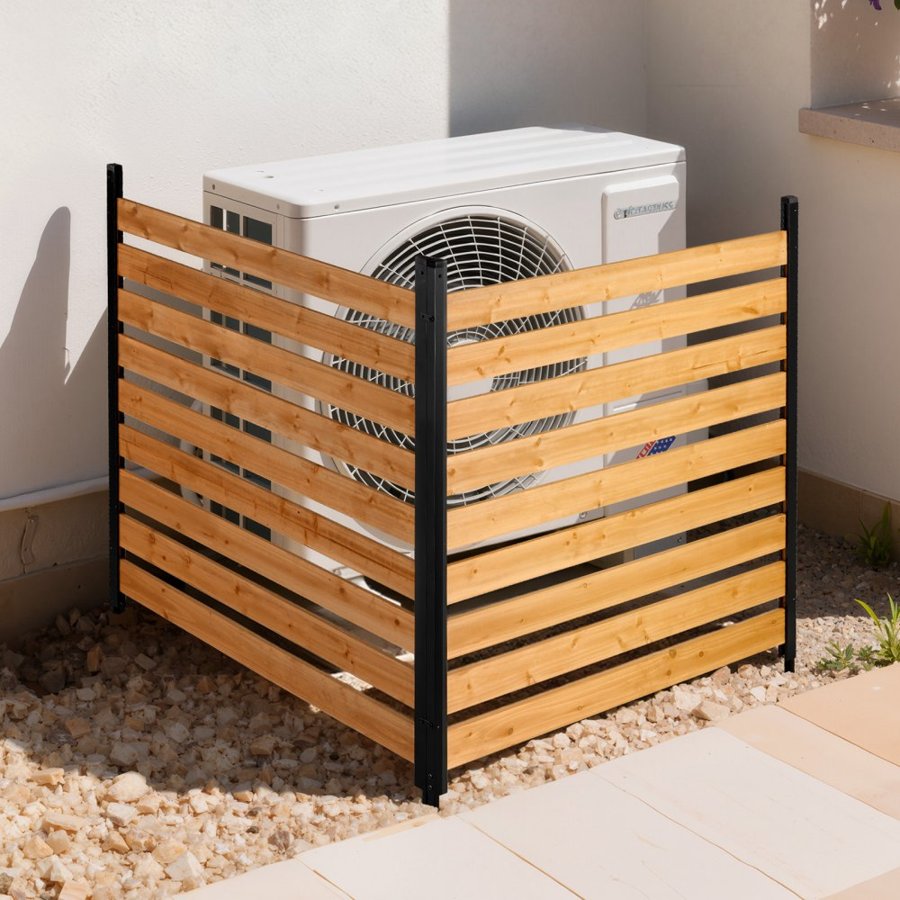 VEVOR Air Conditioner Privacy Fence – 48x49x28in, 2 Panels