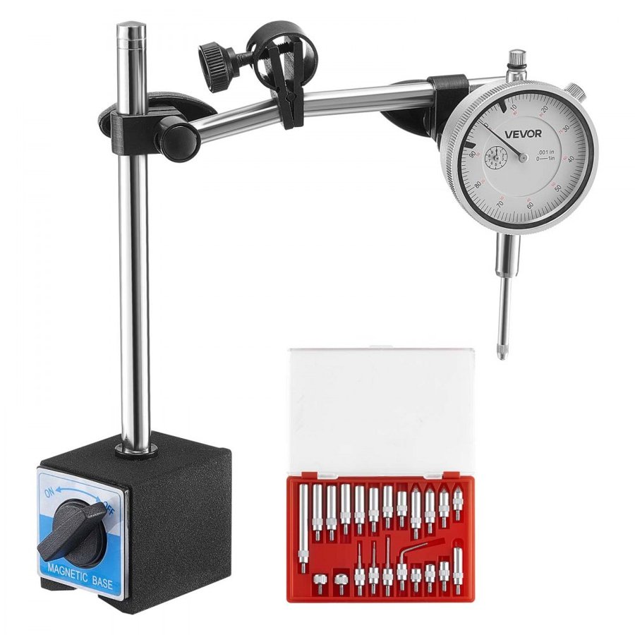 VEVOR Dial Test Indicator Set – 0.001" Accuracy, 0-1" Range
