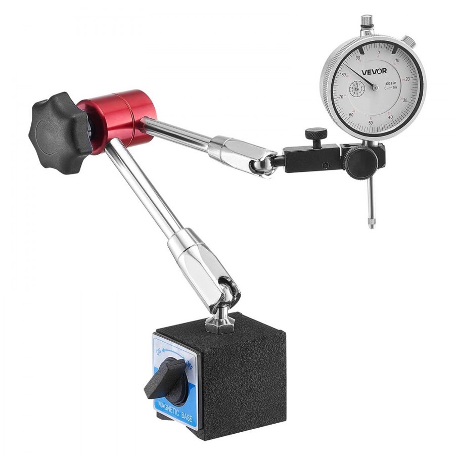 VEVOR Dial Indicator and Stand – 0–1 Inch Measurement Range