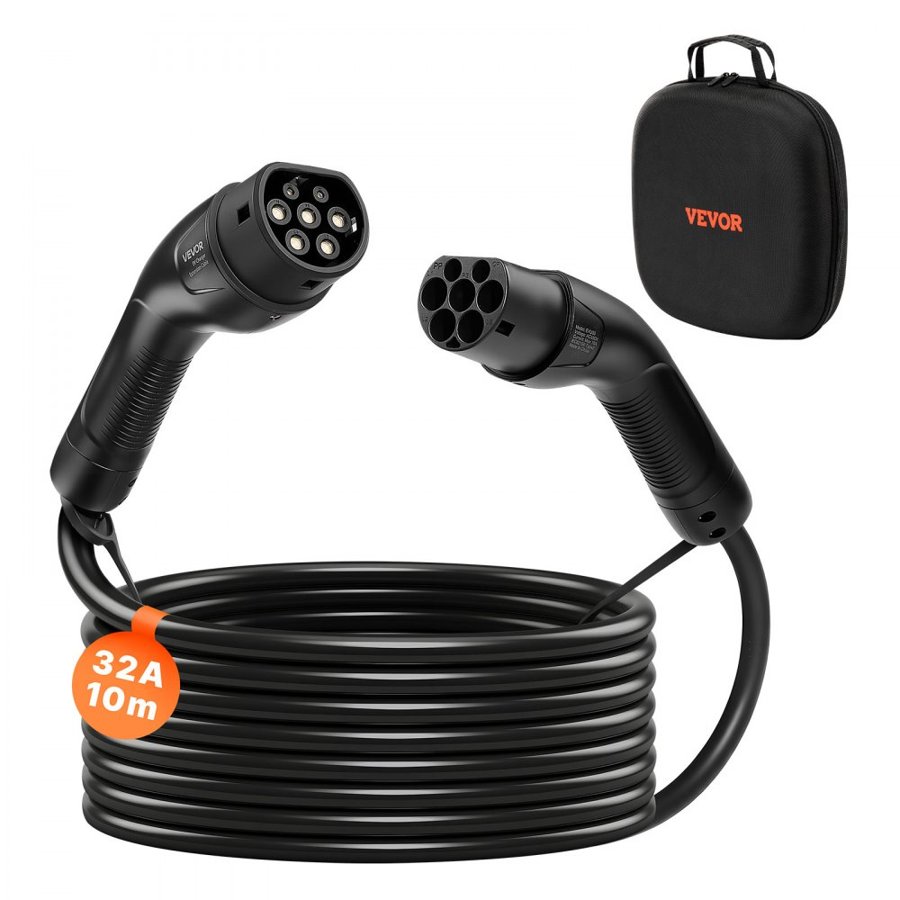 VEVOR 10m Type 2 EV Cable Extension – 22kW, 32A, IP65