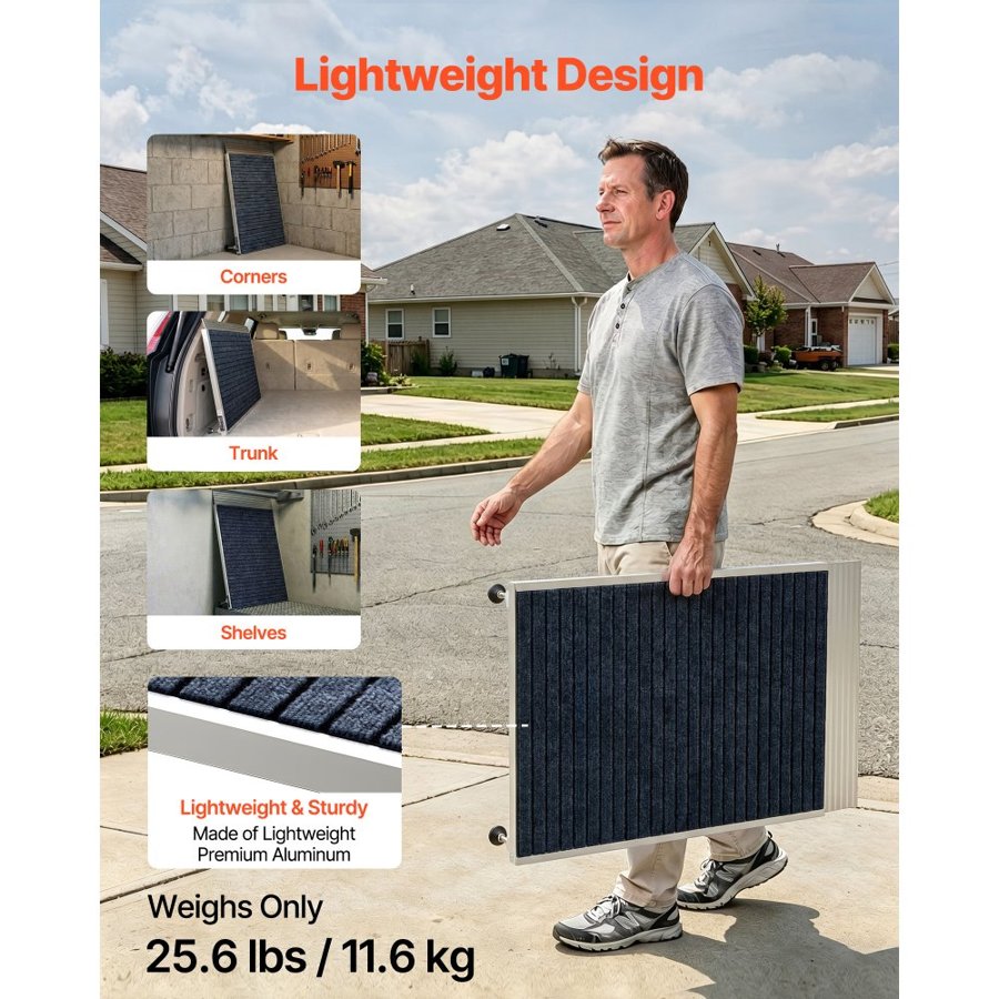 VEVOR Threshold Ramps for Doorways – 915x915mm, 317.5kg