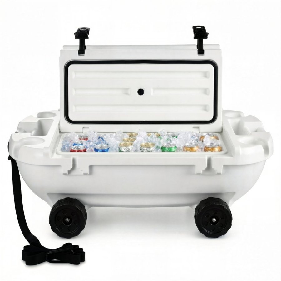 VEVOR Floating Cooler with Wheels – 40 QT, LLDPE, Tow Rope