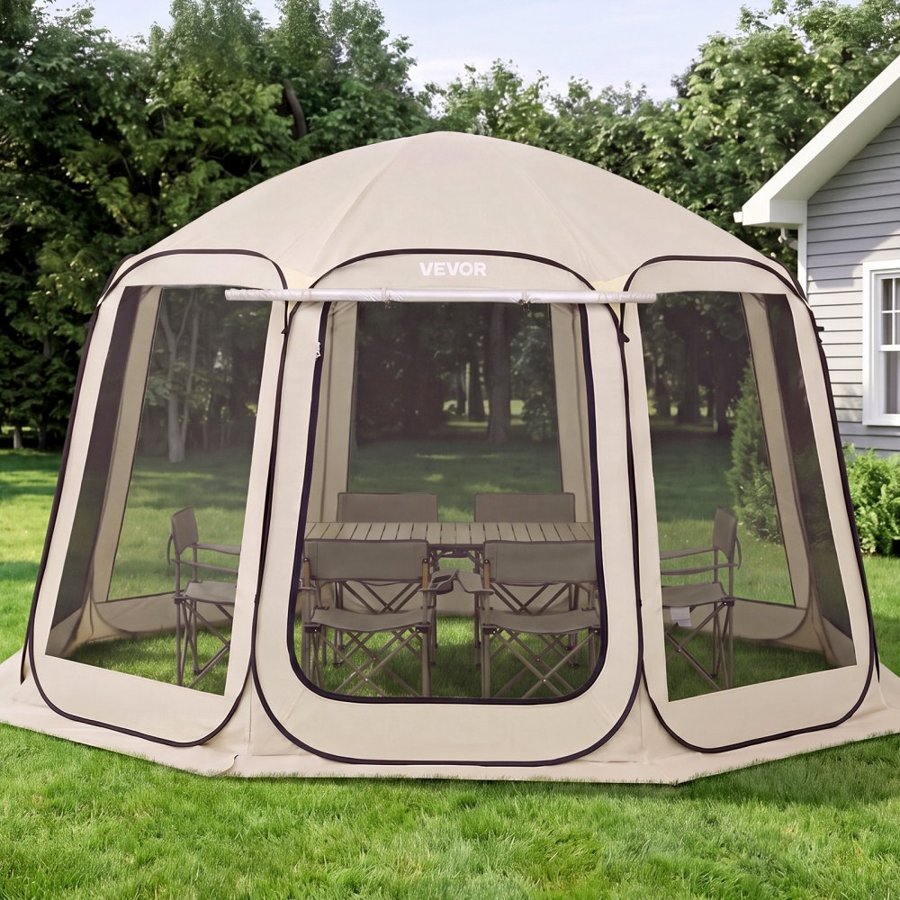 VEVOR Tent with Screen House – 12x11 ft, 10-12 Person