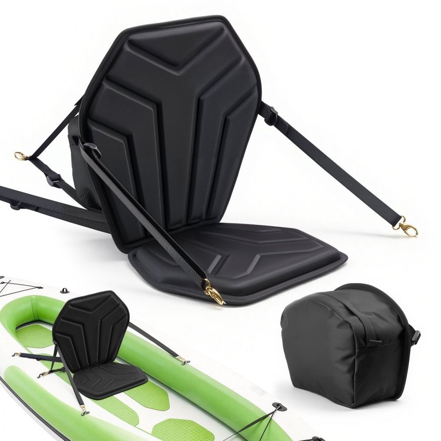 VEVOR Padded Kayak Seat – 1" Thick, Hexagonal SUP Cushion
