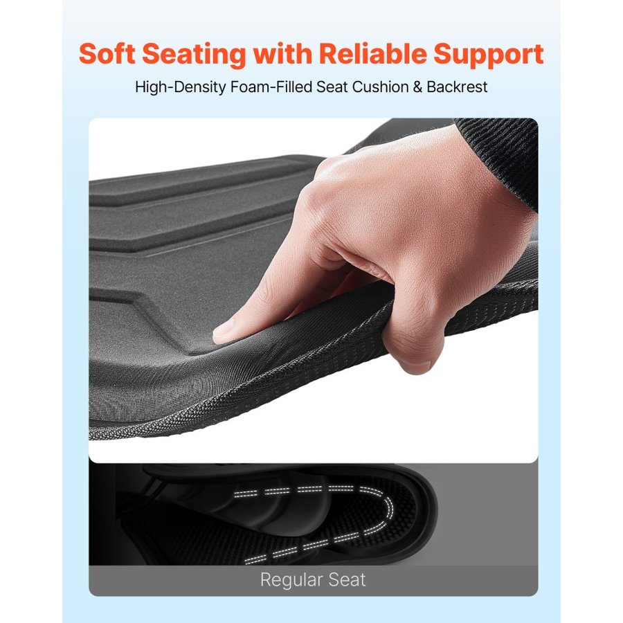 VEVOR Padded Kayak Seat – 1" Thick, Hexagonal SUP Cushion