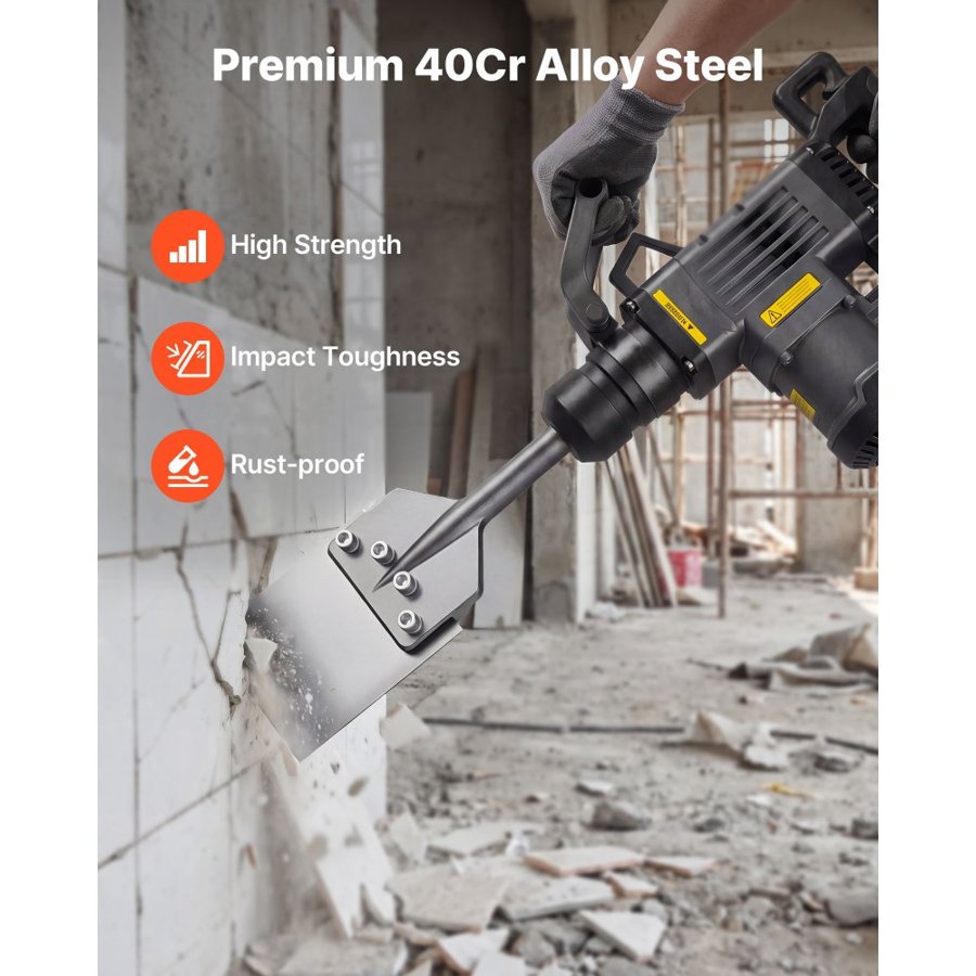 VEVOR SDS Max Floor Scraper Blade – 630x150mm, 40Cr Steel
