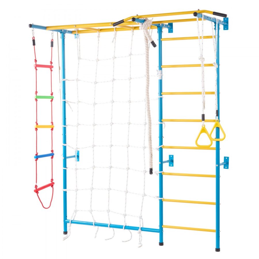 VEVOR Jungle Gym for Toddlers Indoor – 7-in-1 Steel Playset