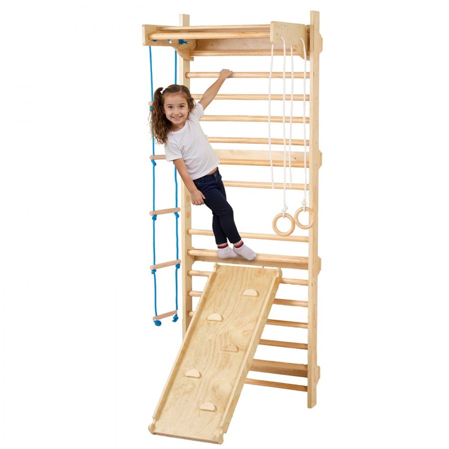 VEVOR Swedish Ladder Wall Set – 15-Level, 5-in-1, 220lbs