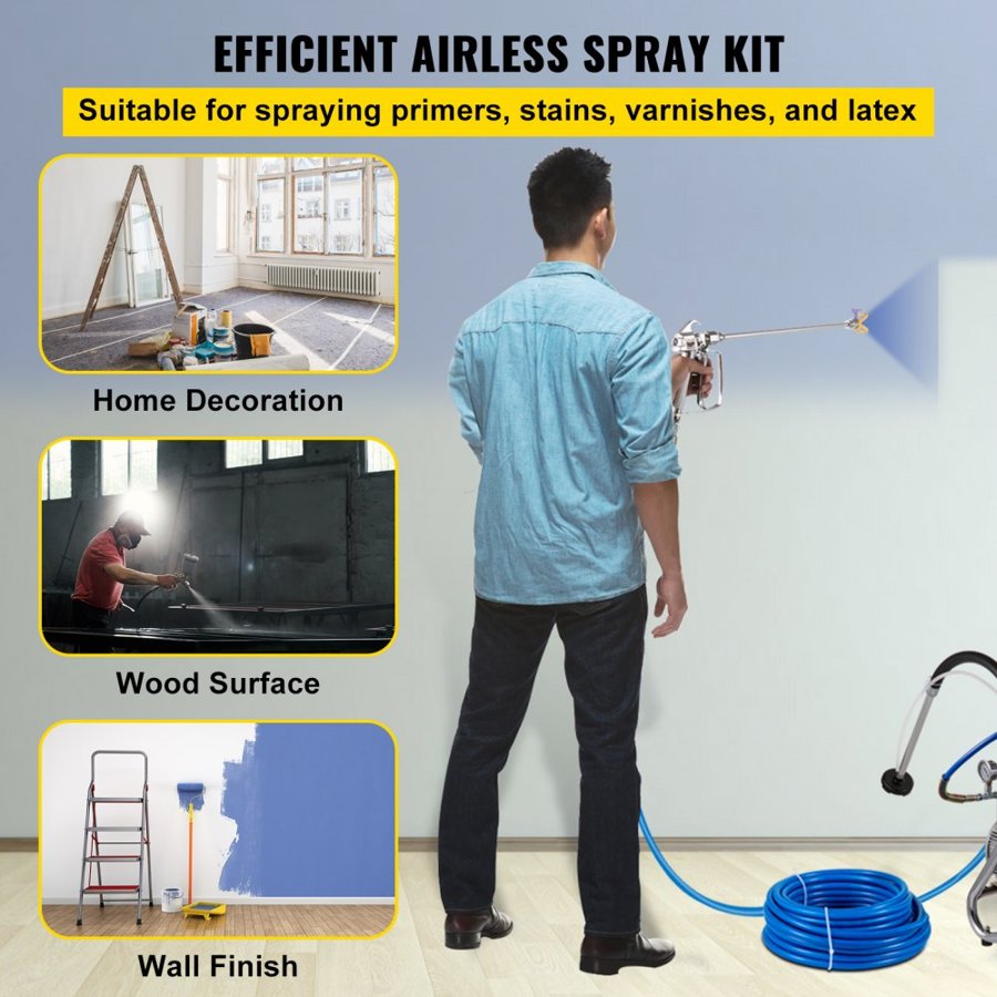 VEVOR Airless Spray Painting Machine with Hose — 3600 PSI