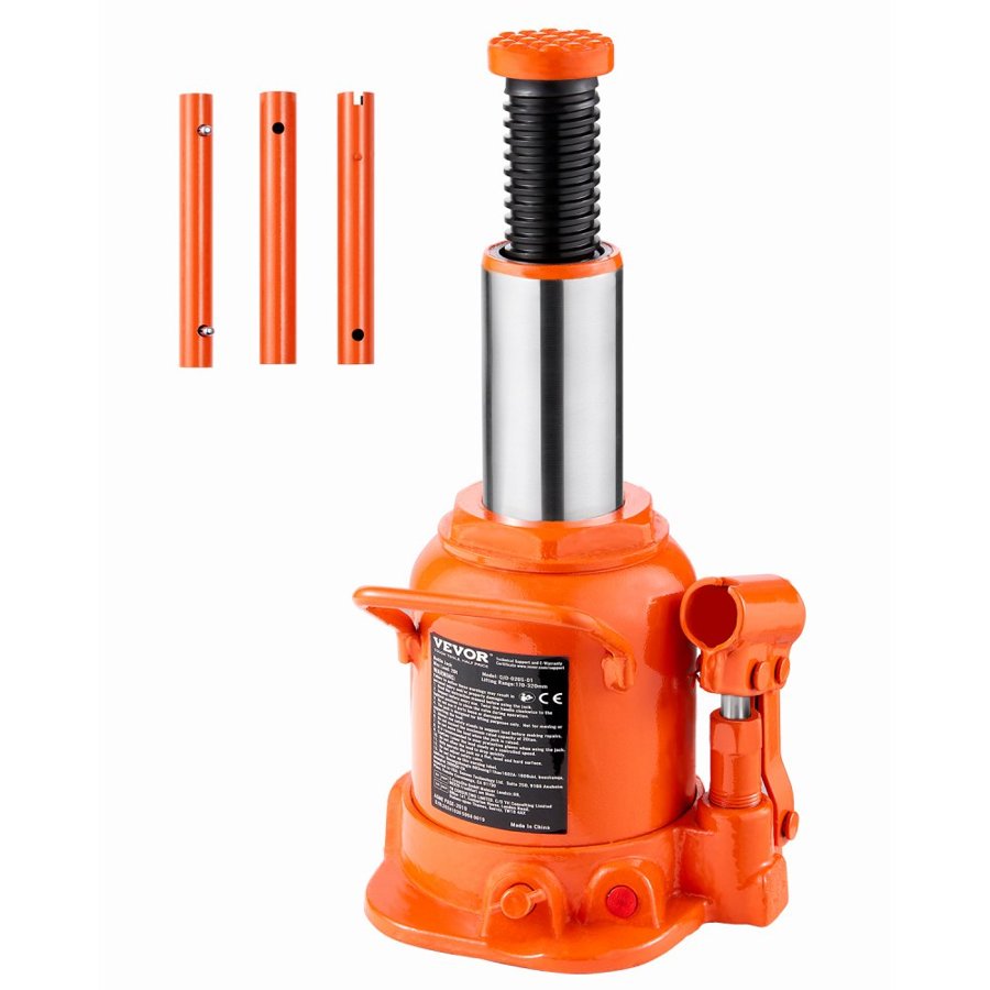 VEVOR Hydraulic 20 Ton Jack – 44,092 lbs, 6.69"–12.6'' Lift