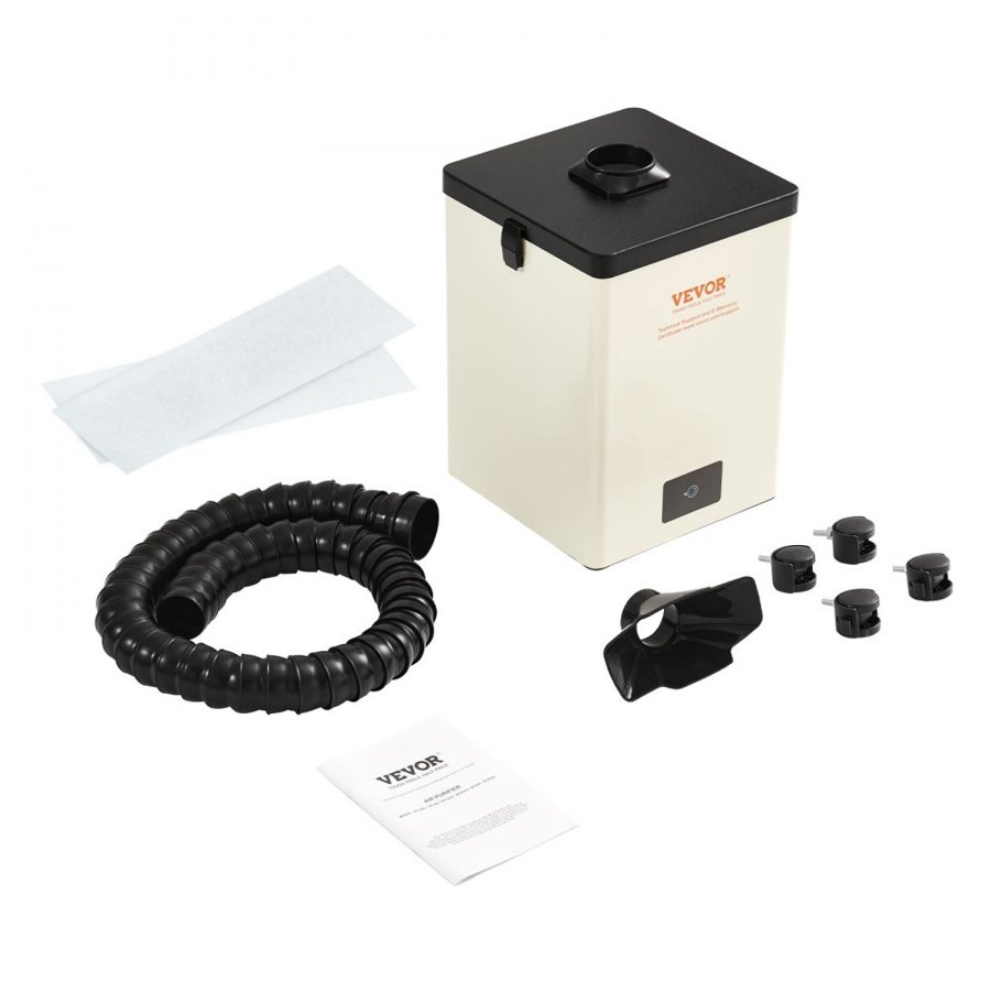 VEVOR 150W Soldering Fume Smoke Extractor 3-Stage Filters 332 m³/h Air Flow