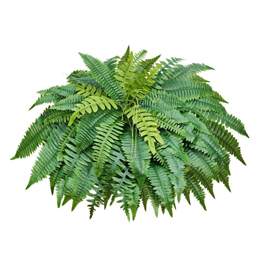 VEVOR Artificial Boston Fern Plant – 50 in, 96 Fronds