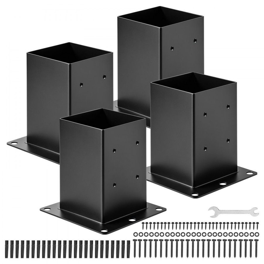 VEVOR Deck Post Brackets — 6x6 Heavy Duty Steel Post Base