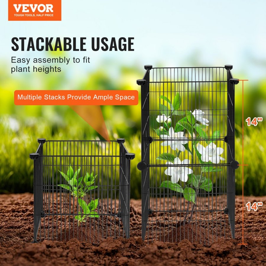 VEVOR Chicken Wire Plant Protectors –  5 Pack, 15.35"