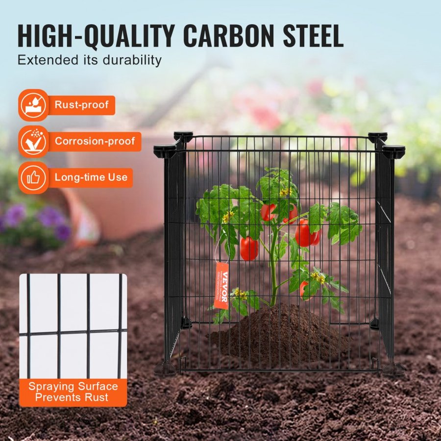 VEVOR Chicken Wire Plant Protectors –  5 Pack, 15.35"
