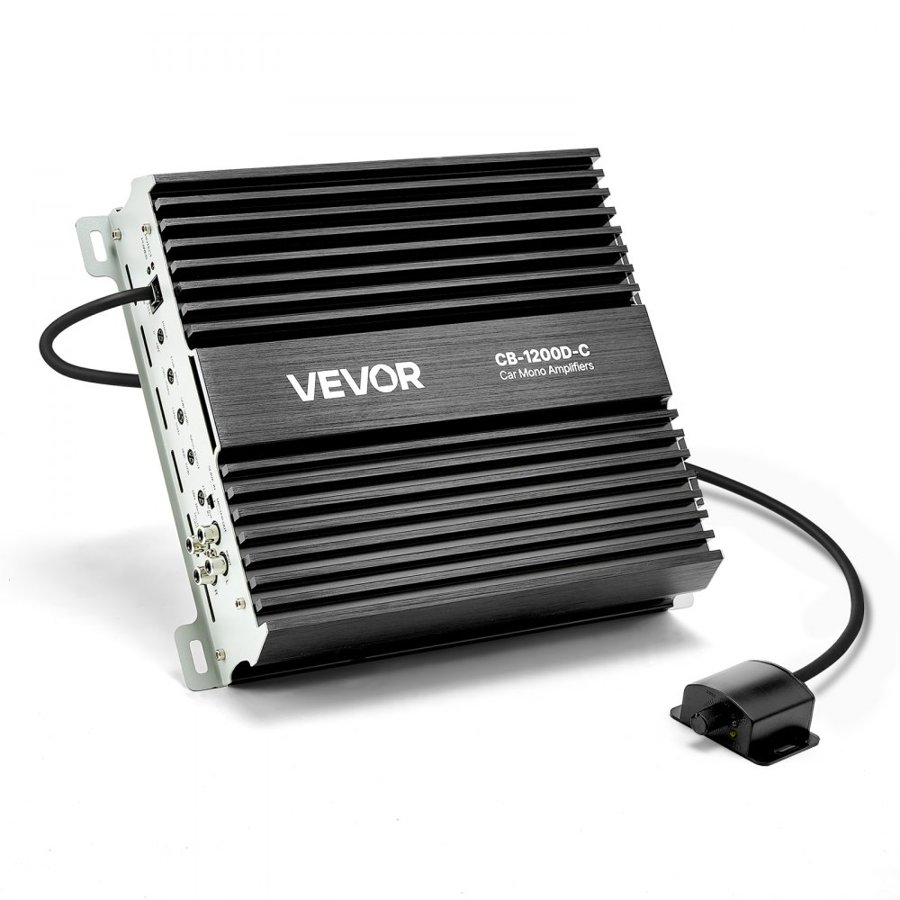 VEVOR Audio Control Car Amplifier – 1200W RMS Subwoofer