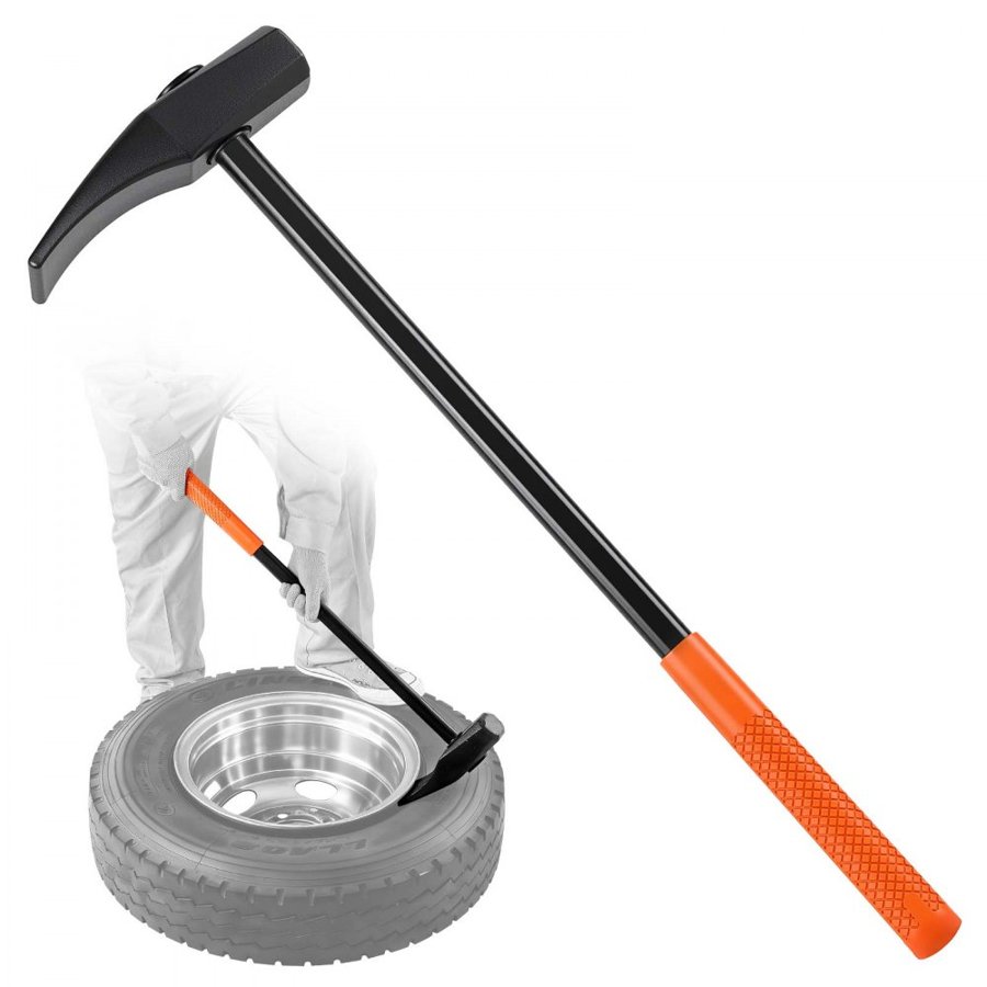 VEVOR Tire Bead Breaker Wedge, 810 mm Handle, Duck-Billed Tire Hammer, Heavy Duty Bead Breaker Tool & Duckbill Iron with Cast Iron Head for Motorcycles, Cars, Buses, Trucks, ATVs, UTVs, and Tractors