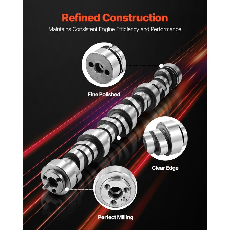VEVOR Engine Camshaft, 12625437 SP011-16 Cam Replacement, Compatible with Norris trucks from 1999-2013 GM Gen3/4, LS Truck Engine 4.8L, 5.3L, 6.0L, and 6.2L