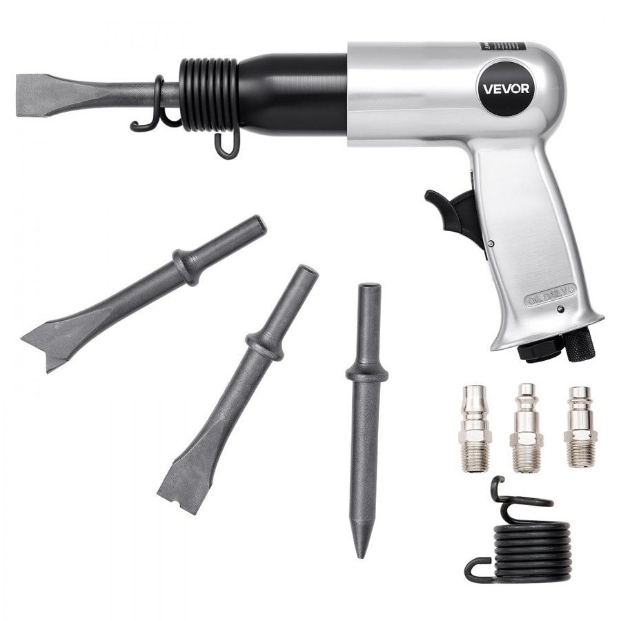 VEVOR Pneumatic Air Hammer – 3500 BPM, 4-Chisel Set