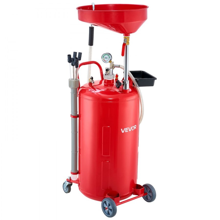 VEVOR Waste Oil Drain Tank – 21 Gallon, 40 to 66 Inches
