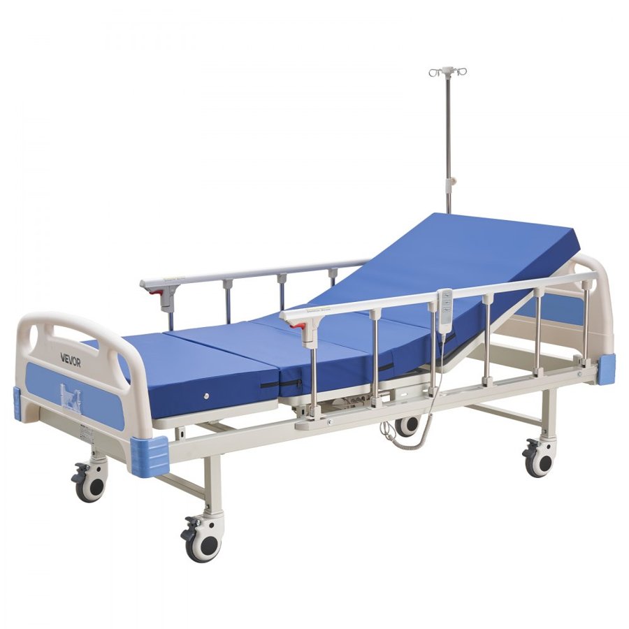VEVOR Full Electric Hospital Bed – 2-Function, 250kg, 30D