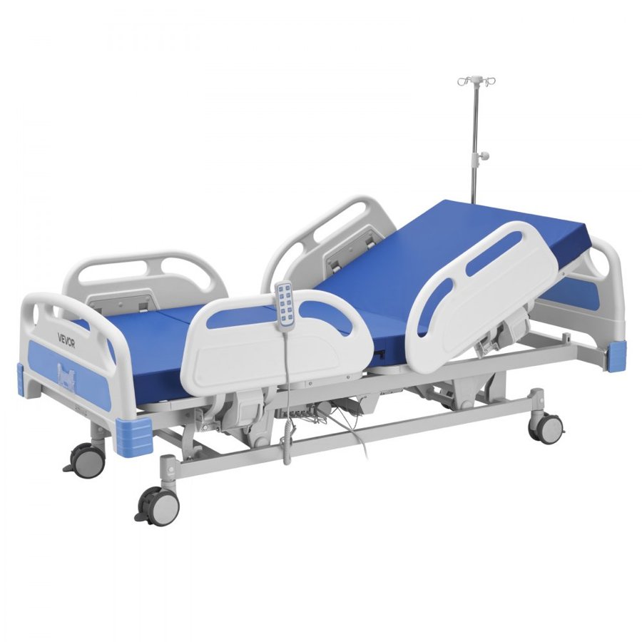VEVOR 5 Function Hospital Bed – Trendelenburg, 250kg