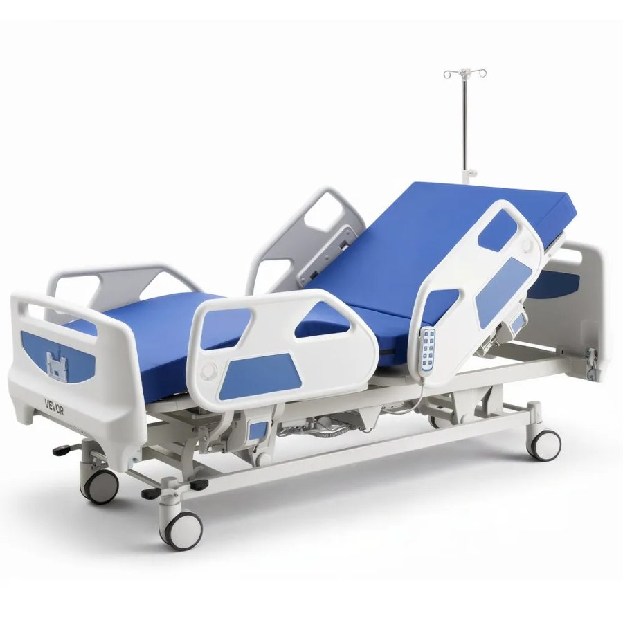 VEVOR Full Electric Medical Bed – Central Lock, 250kg