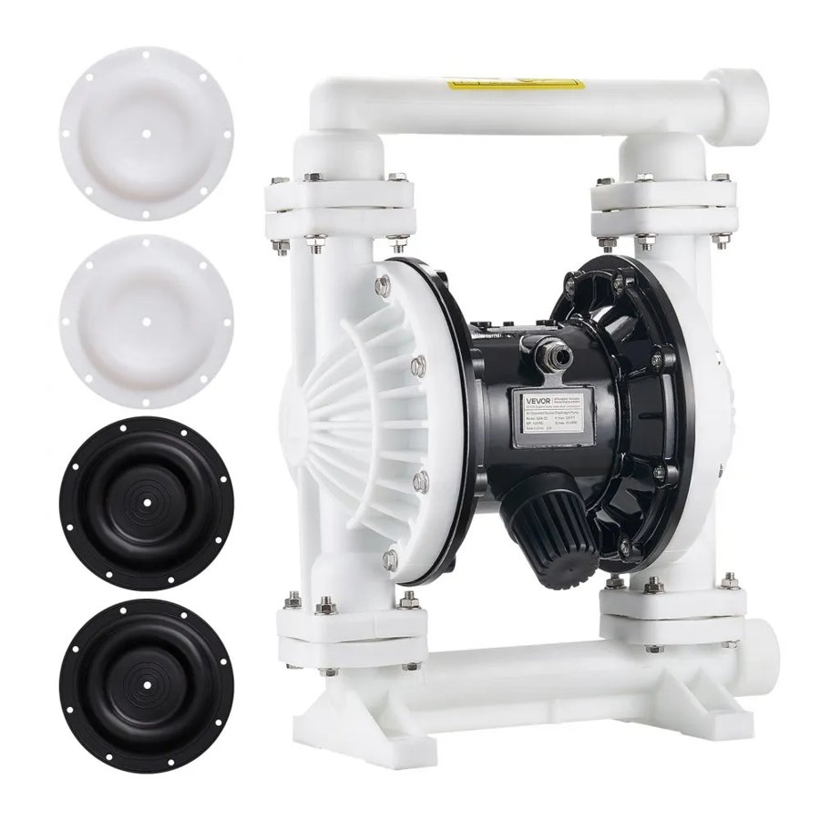 VEVOR Air Operated Double Diaphragm Pump – 1" Ports, 25 GPM