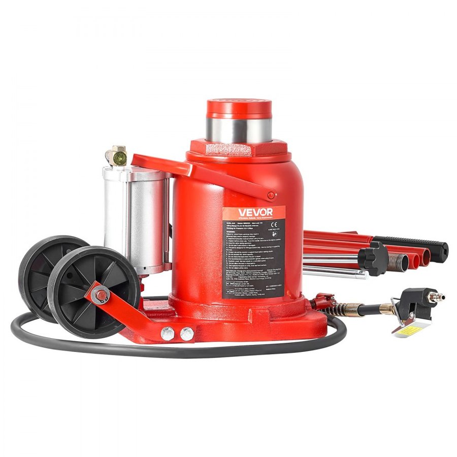 VEVOR 50 Ton Air Hydraulic Bottle Jack – 265-410mm