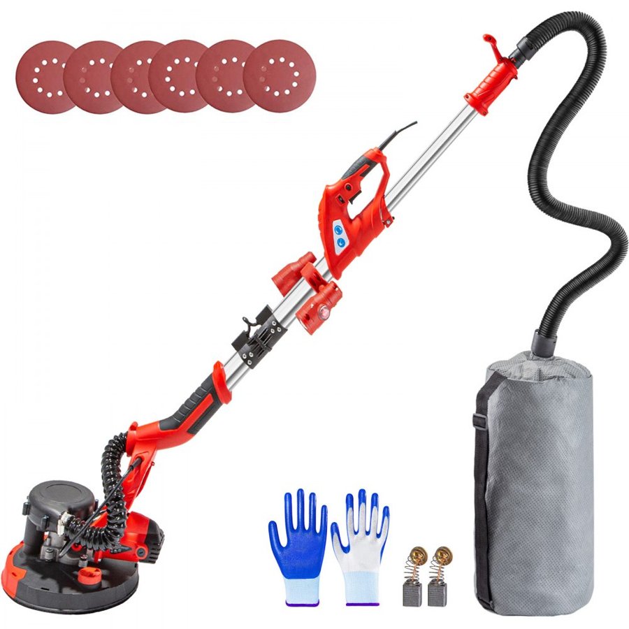 VEVOR Electric Drywall Vacuum Sander – 850W, 800-1750RPM
