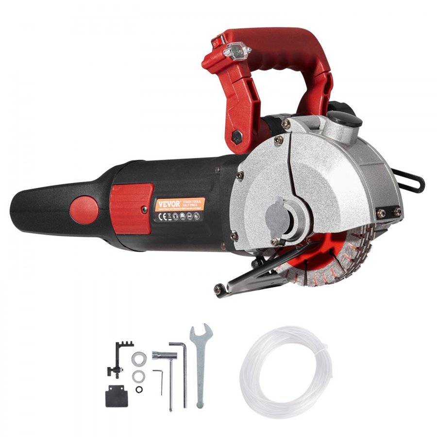 VEVOR Wall Chaser Machine – 2500W, 34mm Depth, 5 Blades