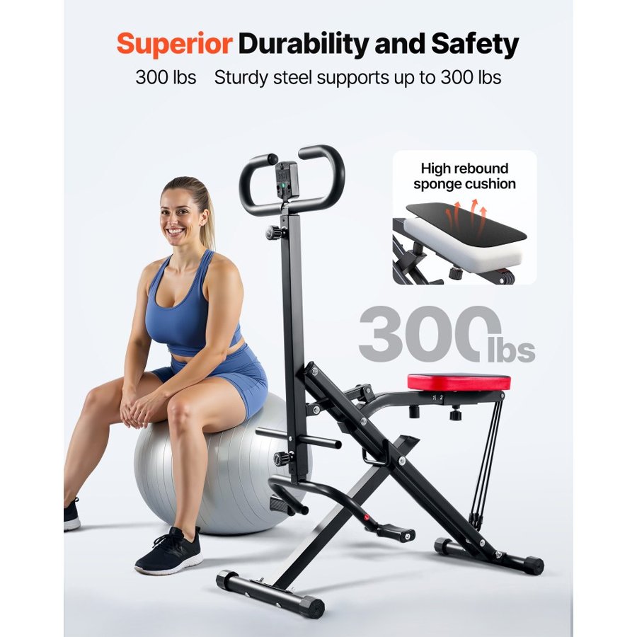 VEVOR Squat Row Machine – 5-level Adjustable, 300 lbs